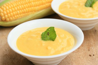 Taze Mısır çorbası