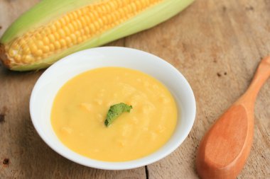 Taze Mısır çorbası