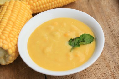 Taze Mısır çorbası