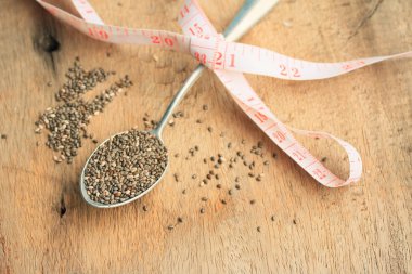 Chia tohum için kurutulmuş