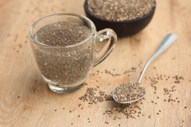 Chia tohum için kurutulmuş