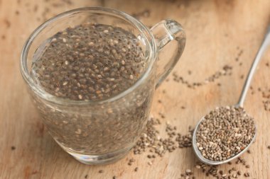 Chia tohum için kurutulmuş