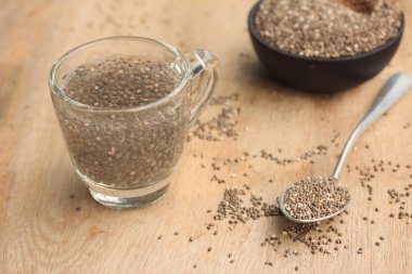 Chia tohum için kurutulmuş