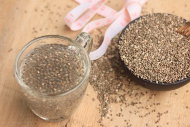 Chia tohum için kurutulmuş