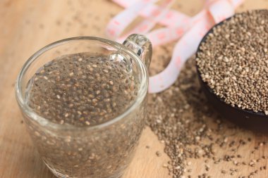 Chia tohum için kurutulmuş