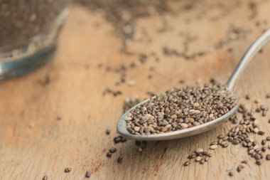 Chia tohum için kurutulmuş