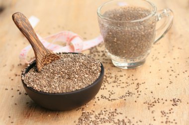 Chia tohum için kurutulmuş