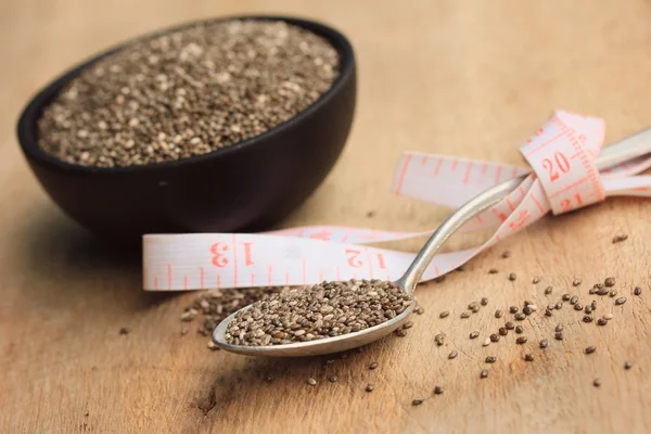 Chia zaad voor gedroogd — Stockfoto