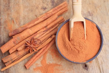 strick ile toz tarçın