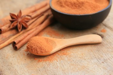 strick ile toz tarçın