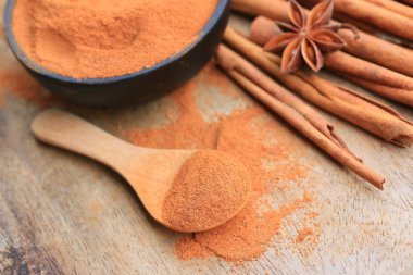 strick ile toz tarçın