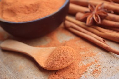 strick ile toz tarçın