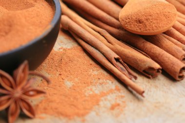 strick ile toz tarçın