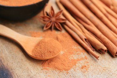 strick ile toz tarçın