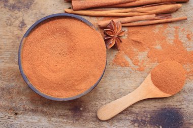 strick ile toz tarçın