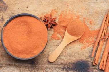 strick ile toz tarçın