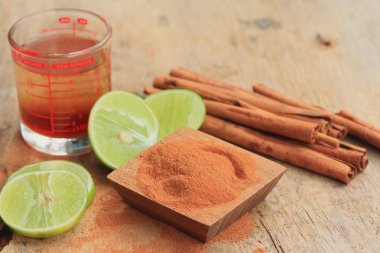 bal limon ile toz tarçın