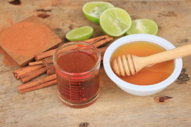 bal limon ile toz tarçın