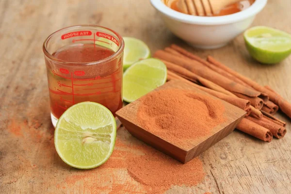 bal limon ile toz tarçın