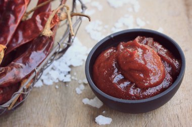 Kore kırmızı biber - gochujang