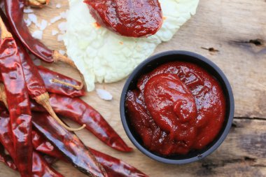 Kore kırmızı biber - gochujang