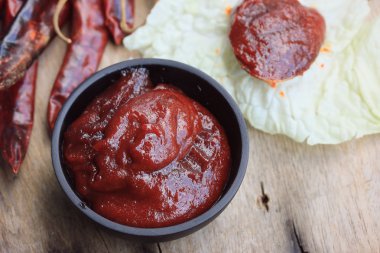 Kore kırmızı biber - gochujang