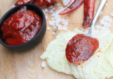 Kore kırmızı biber - gochujang