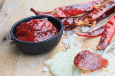 Kore kırmızı biber - gochujang