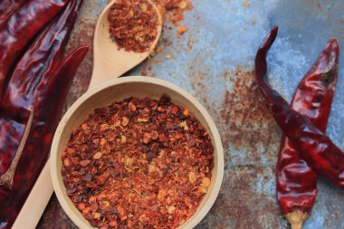 kırmızı biber ve kurutulmuş