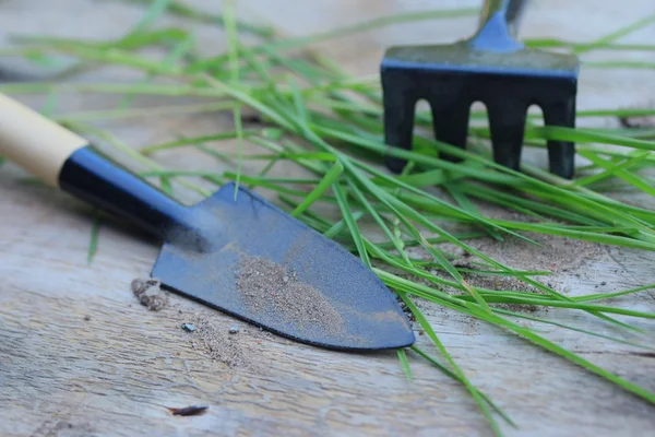 Outil de jardinage dans la nature — Photo