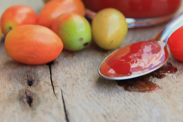 新鮮なトマトソース — ストック写真