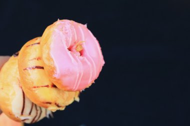 lezzetli kaplama şeker çörekler