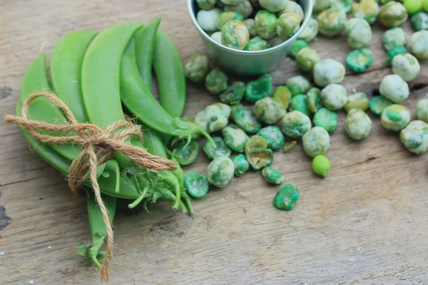 Groene sojabonen met coating — Stockfoto