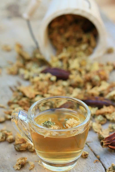 Chrysanthemum tea and dried