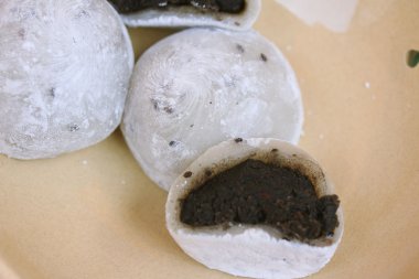 Mochi Japon tatlı siyah susam