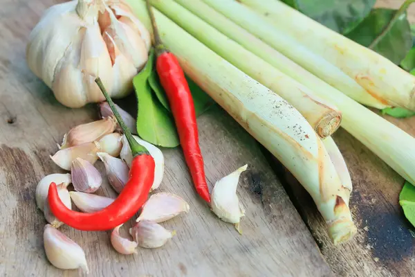 Kruidige mix koken - Thailand voedsel — Stockfoto