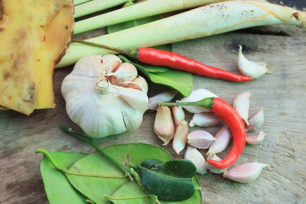 Mistura picante cozinhar - Tailândia comida — Fotografia de Stock