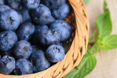 tatlı lezzetli taze yaban mersini 