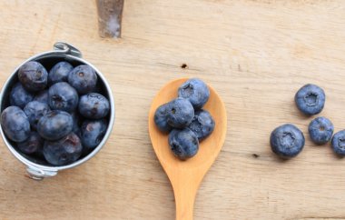 tatlı lezzetli taze yaban mersini 