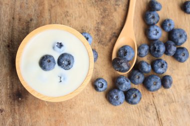 yaban mersini ile yoğurt güler yüzlü