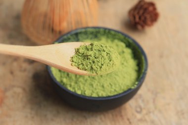 Kibrit yeşil çay tozu