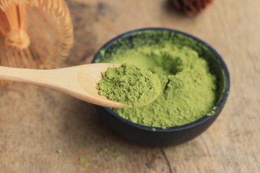 Kibrit yeşil çay tozu