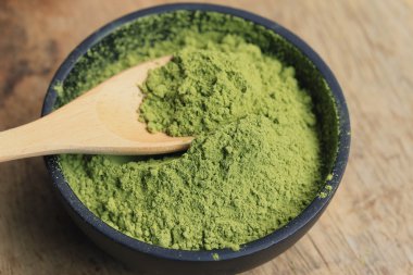 Kibrit yeşil çay tozu