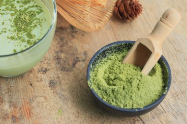 Kibrit yeşil çay tozu