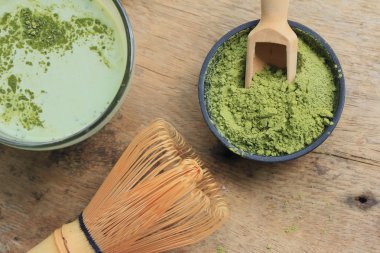 Kibrit yeşil çay tozu