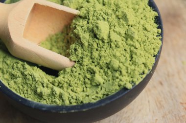 Kibrit yeşil çay tozu
