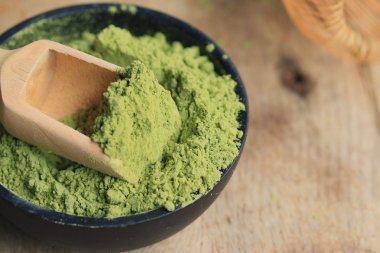 Kibrit yeşil çay tozu