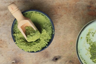 Kibrit yeşil çay tozu