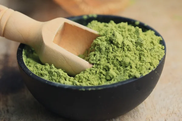 Polvo de té verde Matcha —  Fotos de Stock