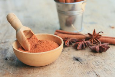 Sopa ile toz tarçın